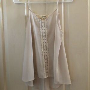 Monteau cream tank top